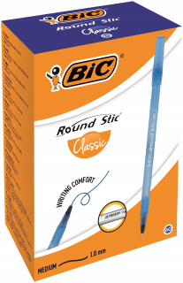 Modré guľôčkové pero BIC